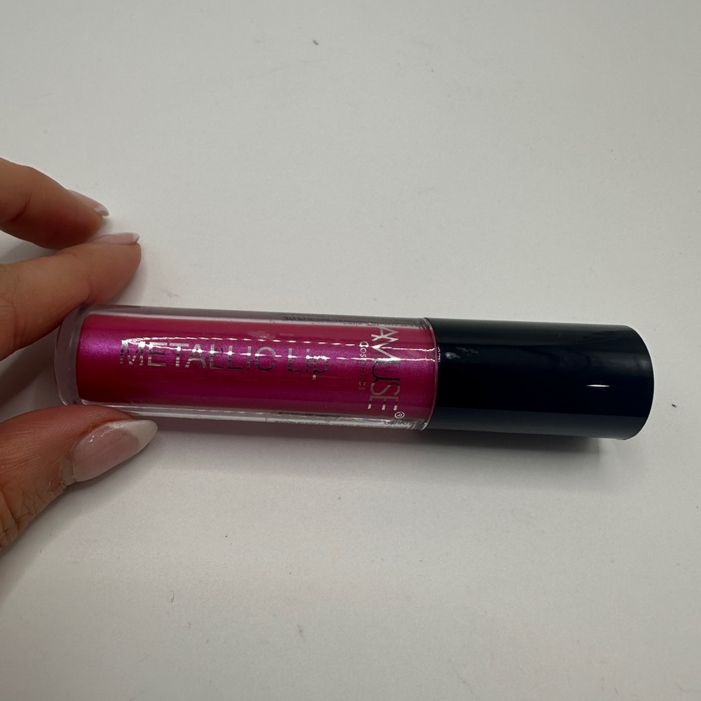 Amuse Metallic Liquid Long Lasting Lipstick - 2093-4 (Metallic Hot Pink) - Picture 2 of 4